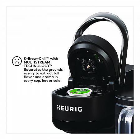 K-Brew + Chill Single Serve Coffee Maker, Black (5000380296)