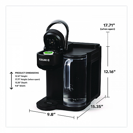 K-Brew + Chill Single Serve Coffee Maker, Black (5000380296)