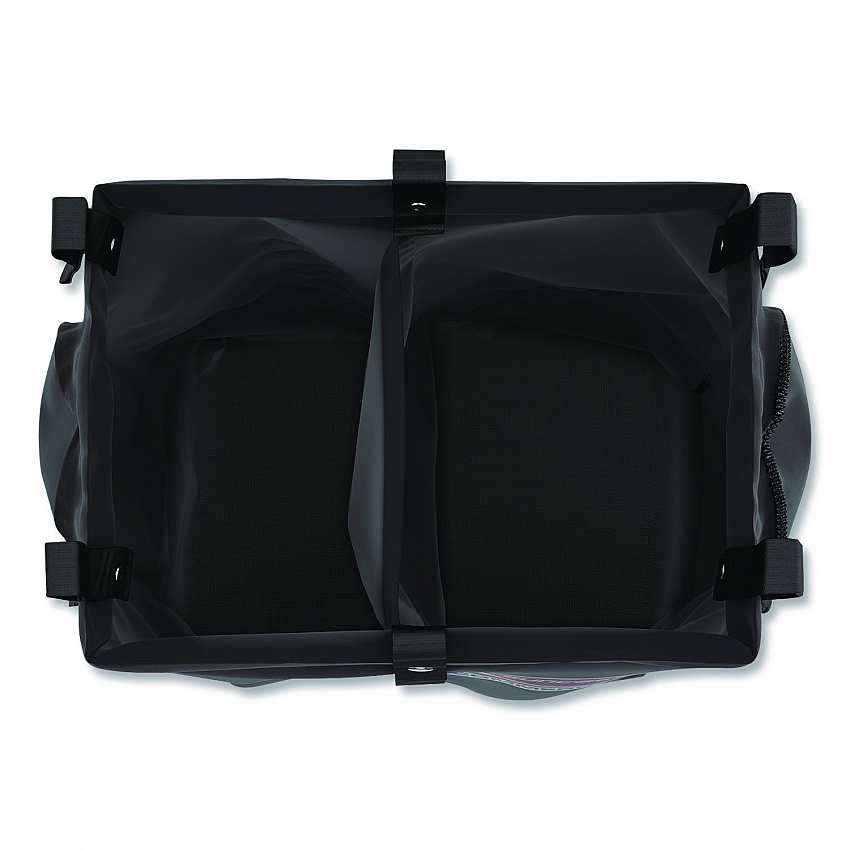Divided Bag for Suncast Commercial Full-Size and Compact-Size Housekeeping Carts, 25.4 gal, 15.6" x 12.52" x 29.95", Black (HKCBAG02D)