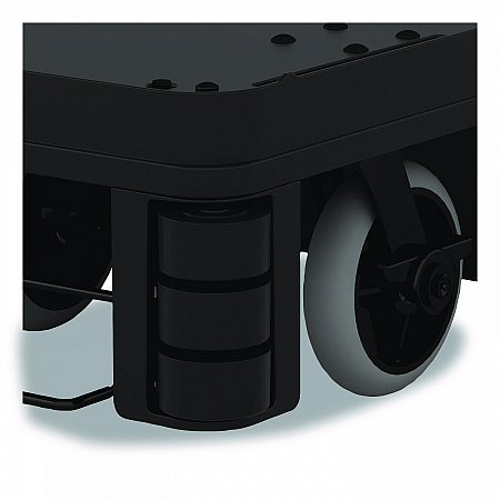 Bumper Kit For Full Size Housekeeping Carts for HKC1000/HKC2000, Plastic, Black, 4 Bumpers (HKC3BMPR4)