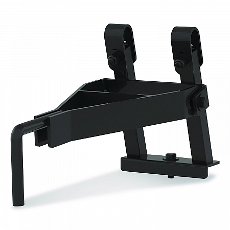 Tilt Tow Rack for Suncast Commercial 2 cu yd Tilt Trucks, Steel, Black (TOWRACK200)