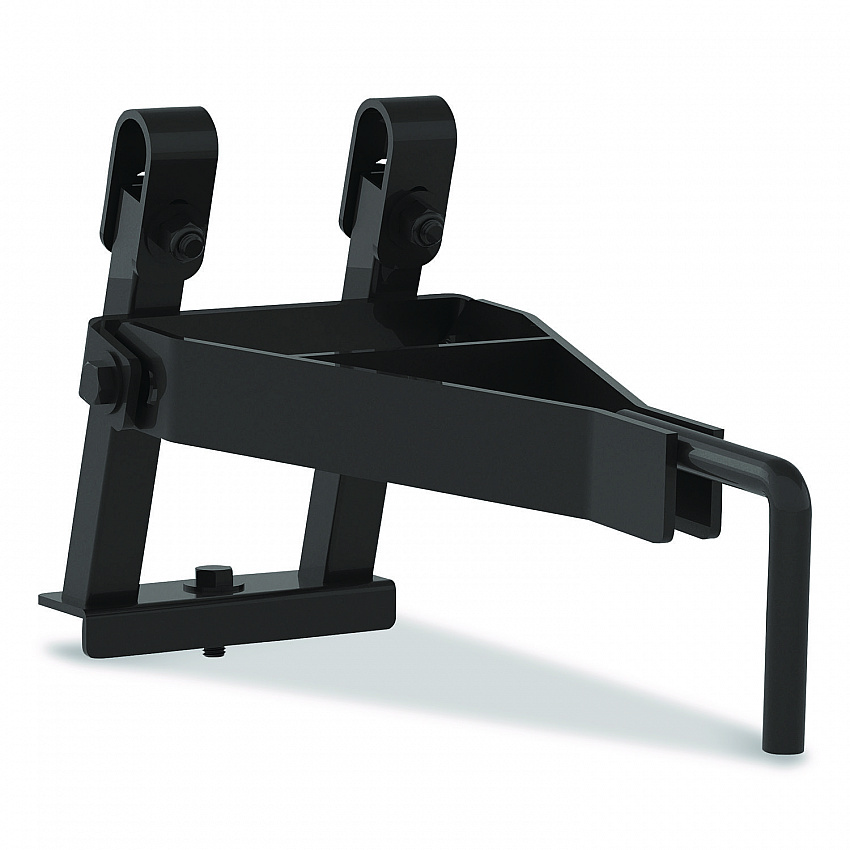 Tilt Tow Rack for Suncast Commercial 2 cu yd Tilt Trucks, Steel, Black (TOWRACK200)
