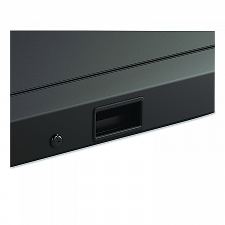 Lockable Hood Accessory for Suncast Commercial Full-Size Housekeeping Carts HKC1000/HKC2000, Plastic, Black (HKCHOOD)