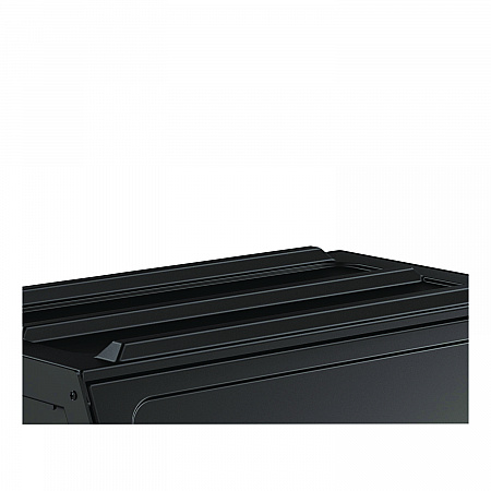 Lockable Hood Accessory for Suncast Commercial Full-Size Housekeeping Carts HKC1000/HKC2000, Plastic, Black (HKCHOOD)