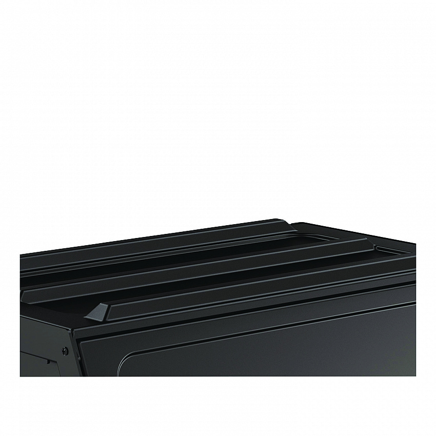 Lockable Hood Accessory for Suncast Commercial Full-Size Housekeeping Carts HKC1000/HKC2000, Plastic, Black (HKCHOOD)
