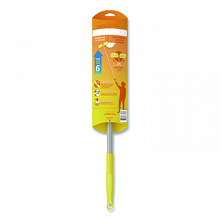 Heavy Duty Dusters with Super Extender Handle, 6 ft Handle, 1 Handle/4 Dusters (77326EA)
