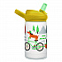 Eddy + Kids Water Bottle, Biking Dogs Design, 12 oz, Multicolor (2665107035)