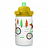 Eddy + Kids Water Bottle, Biking Dogs Design, 12 oz, Multicolor (2665107035)