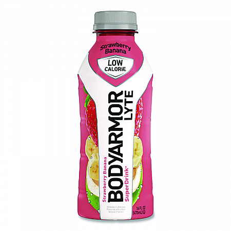 LYTE Sports Drink, Strawberry Banana, 16 oz Bottle, 12/Pack (411896)