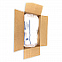 Foam Hinged Lid Containers, 3-Compartment, 9 x 9 x 3, White, Foam, 200/Carton (12083)