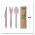 Wood Cutlery, General Purpose, Fork/Knife/Napkin/Spoon, Natural, 500/Carton (EPS215)