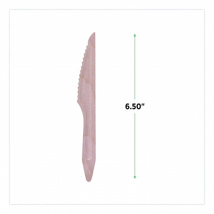 Wood Cutlery, General Purpose Knife, Natural, 500/Carton (EPS211W)