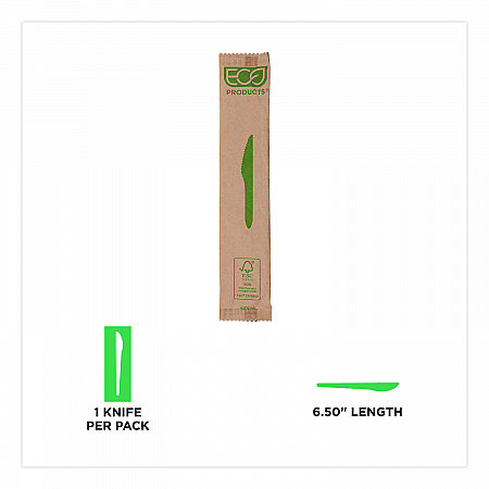 Wood Cutlery, General Purpose Knife, Natural, 500/Carton (EPS211W)
