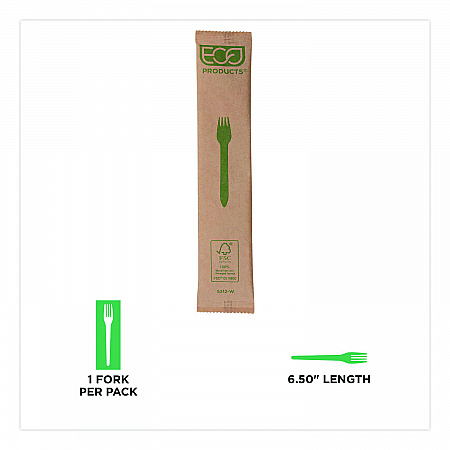 Wood Cutlery, General Purpose Fork, Natural, 500/Carton (EPS212W)