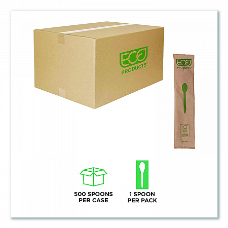 Wood Cutlery, General Purpose Spoon, Natural, 500/Carton (EPS213W)