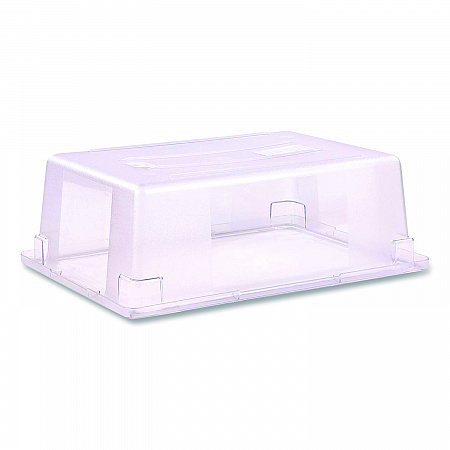 StorPlus Polycarbonate Food Storage Container, 12.5 gal, 18 x 26 x 9, Clear, Plastic (1062207)