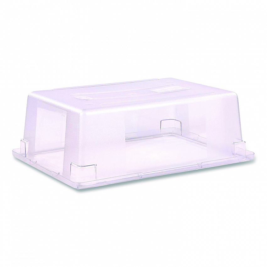 StorPlus Polycarbonate Food Storage Container, 12.5 gal, 18 x 26 x 9, Clear, Plastic (1062207)