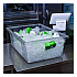 StorPlus Polycarbonate Food Storage Container, 12.5 gal, 18 x 26 x 9, Clear, Plastic (1062207)