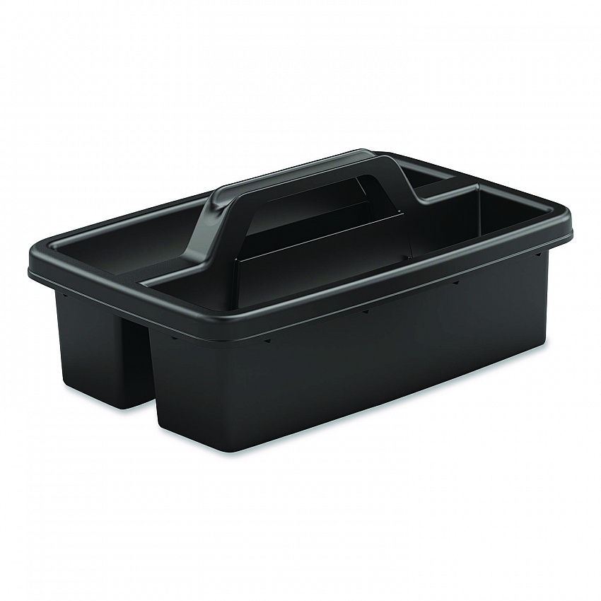 Toilet Brush Caddy Kit, 8" Handle, Black (HKCTBKIT)