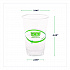 GreenStripe PLA Cold Cups, 10 oz, Plastic, Clear, 1,000/Carton (EPCC10GS)