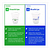 GreenStripe PLA Cold Cups, 10 oz, Plastic, Clear, 1,000/Carton (EPCC10GS)