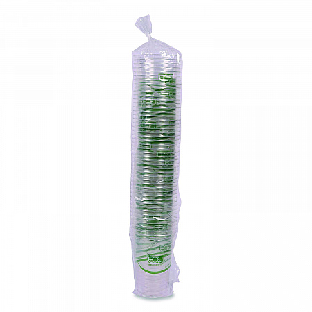 GreenStripe Renewable and Compostable Cold Cups Convenience Pack, 16 oz, Plastic, Clear, 50/Pack (EPCC16GSPK)