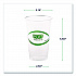 GreenStripe Renewable and Compostable Cold Cups, 20 oz, Plastic, Clear, 50/Pack, 20 Packs/Carton (EPCC20GS)