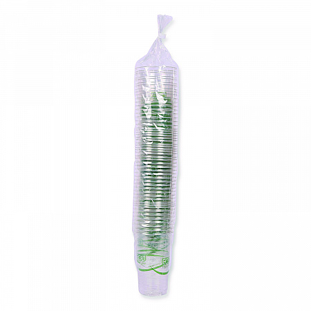 GreenStripe Renewable and Compostable Cold Cups, 20 oz, Plastic, Clear, 50/Pack, 20 Packs/Carton (EPCC20GS)