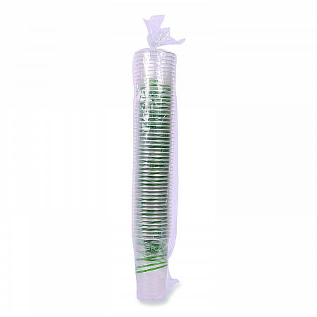 GreenStripe Renewable and Compostable PLA Cold Cups, 24 oz, Plastic, Clear, 50/Pack, 20 Packs/Carton (EPCC24GS)