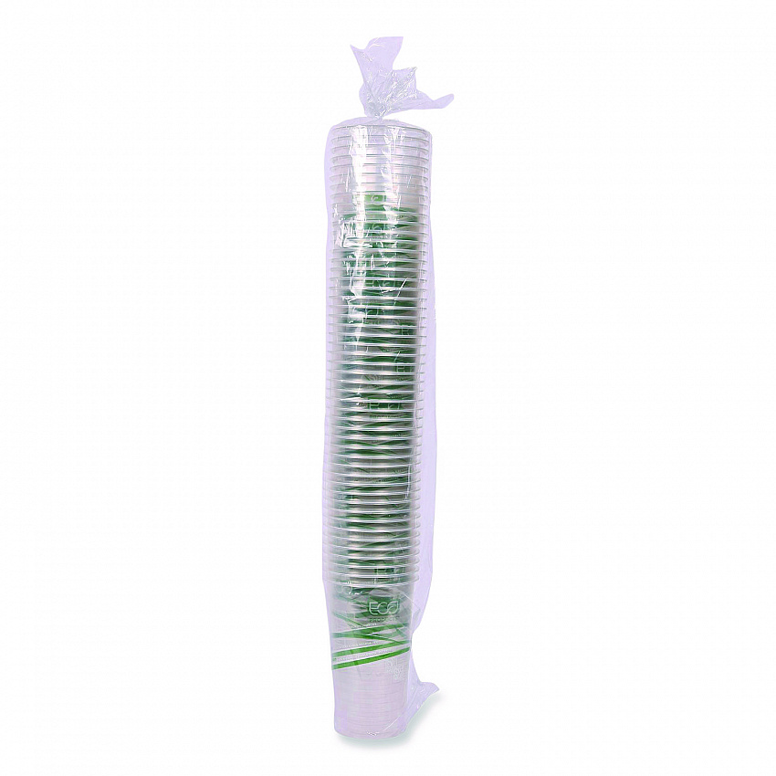 GreenStripe Renewable and Compostable PLA Cold Cups, 24 oz, Plastic, Clear, 50/Pack, 20 Packs/Carton (EPCC24GS)