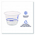 BlueStripe 25% Recycled Content Cold Cups, 9 oz, Plastic, Clear/Blue, 50/Pack, 20 Packs/Carton (EPCR9)