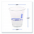 BlueStripe 25% Recycled Content Cold Cups, 12 oz, Plastic, Clear/Blue, 50/Pack, 20 Packs/Carton (EPCR12)