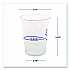 BlueStripe 25% Recycled Content Cold Cups, 16 oz, Plastic, Clear/Blue, 50/Pack, 20 Packs/Carton (EPCR16)