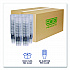 BlueStripe 25% Recycled Content Cold Cups, 16 oz, Plastic, Clear/Blue, 50/Pack, 20 Packs/Carton (EPCR16)