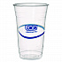 BlueStripe 25% Recycled Content Cold Cups, 20 oz, Plastic, Clear/Blue, 1,000/Carton (EPCR20)