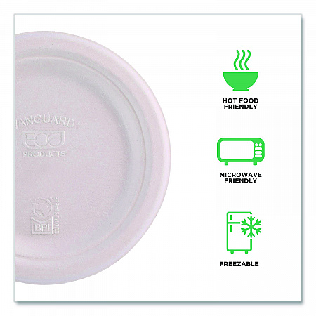 Vanguard Renewable and Compostable Sugarcane Plates, 7