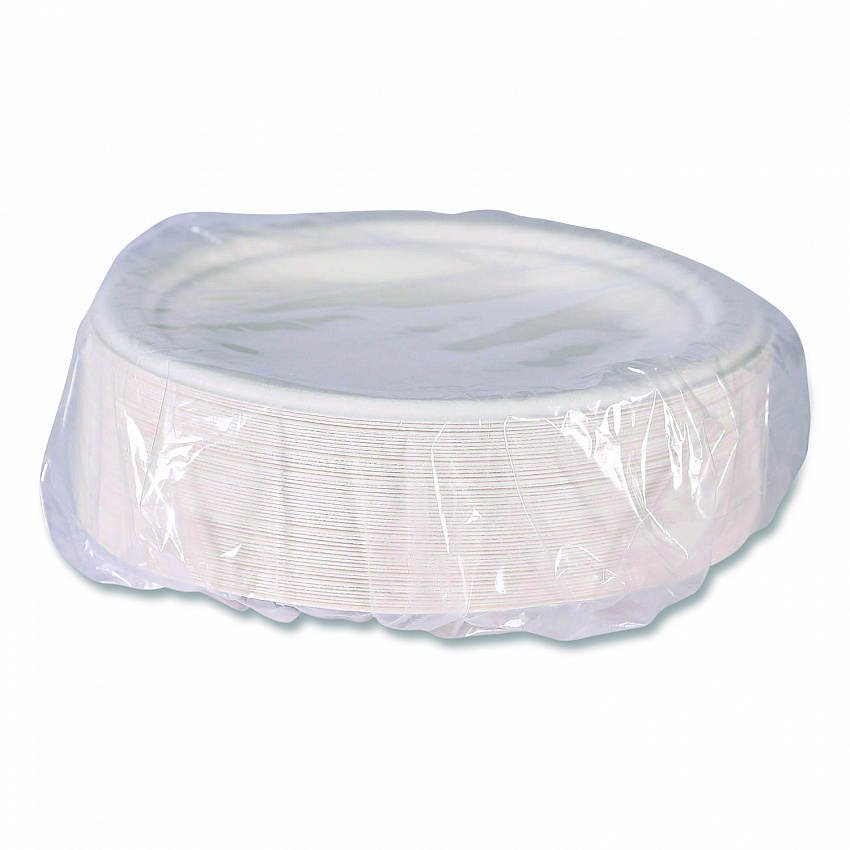 Vanguard Renewable and Compostable Sugarcane Plates, 7" dia, White, 1,000/Carton (EPP011NFA)