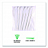 Plantware Compostable Cutlery, Knife, Plastic, Pearl White, 50/Pack, 20 Packs/Carton (EPS011)