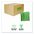 Plantware Compostable Cutlery, Knife, Plastic, Green, 1,000/Carton (EPS011G)