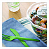 Plantware Compostable Cutlery, Knife, Plastic, Green, 1,000/Carton (EPS011G)