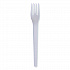 Plantware Compostable Cutlery, Fork, Plastic, White, 1,000/Carton (EPS012W)