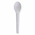 Plantware Compostable Cutlery, Spoon, Plastic, Pearl White, 50/Pack, 20 Pack/Carton (EPS013)