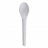 Plantware Compostable Cutlery, Spoon, Plastic, White, 1,000/Carton (EPS013W)