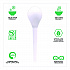 Plantware Compostable Soup Spoon, Heavyweight, Plastic, White, 50/Pack, 20 Packs/Carton (EPS014)