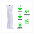 Plantware Compostable Cutlery Kit, Fork/Knife/Napkin/Spoon, Pearl White, 250 Kits/Carton (EPS015)