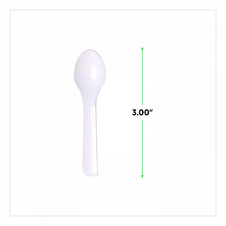 Plantware CPLA Tasting Spoon, Plastic, 3