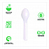 Plantware CPLA Tasting Spoon, Plastic, 3