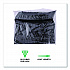 100% Recycled Content Cutlery, Fork, Plastic, Black, 50/Pack, 20 Packs/Carton (EPS112)