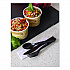 100% Recycled Content Cutlery Kit, Heavyweight Fork/Knife/Soup Spoon/Spoon, Plastic, Black, 250/Carton (EPS115)