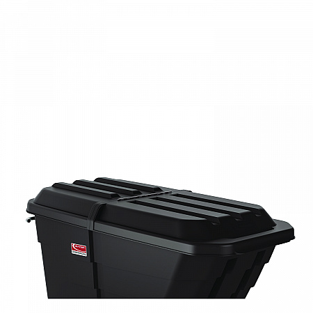 Tilt Truck Lid, For 1/2 Cubic Yard Tilt Truck, 29.22 x 57.91 x 5.44, Black (RMTT50LID)
